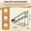 Bottle Wire Display Rack  Syrup Rack Coffee Storage Rack Multifunction Milk Tea Cup Rack Display 7