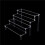Acrylic Display Stand for Dolls, Models, and Figurines - Transparent Three-Layer Storage Rack 4