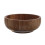 Acacia Wood Salad Bowl Brown Rustic Kitchen Decor 1