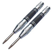 2Pcs Automatic Center Punch Center Hole Punch Spring Loaded Marking Starting Holes Tool Woodwork Too