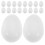 20Pcs Realistic White Plastic Parrot Fake Eggs for Breeding Control 1