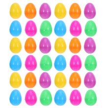 72Pcs Colorful Fillable Easter Eggs Hollow Plastic Kids Party Favors