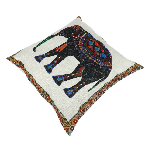 4X Indian Decorazione A Forma di Cuscino per Cuscino da Tiro in Cotone E Lino 2