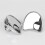 Chrome Batwing Inner Fairing Mount Side Mirrors with Blind Spot for  Touring 5