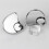 Chrome Batwing Inner Fairing Mount Side Mirrors with Blind Spot for  Touring 10