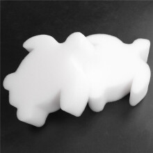 100Pcs White Floating Spa Sponge Turtle Oil Absorbing Hot Tub Skimmer Scum Absorber Cleaners for Swimming Pool