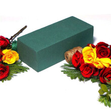 16 Pack Floral Foam for Fresh and Artificial Flowers,Dry and Wet Floral Foam Blocks for Wedding,Birthday,Home Decoration