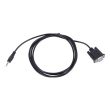 5X DB9 9 Pin VGA Female Cable ,DB 9 Female to TRS 3.5mm (1/8in) TRS Stereo Male Serial Data Cable-6 Feet