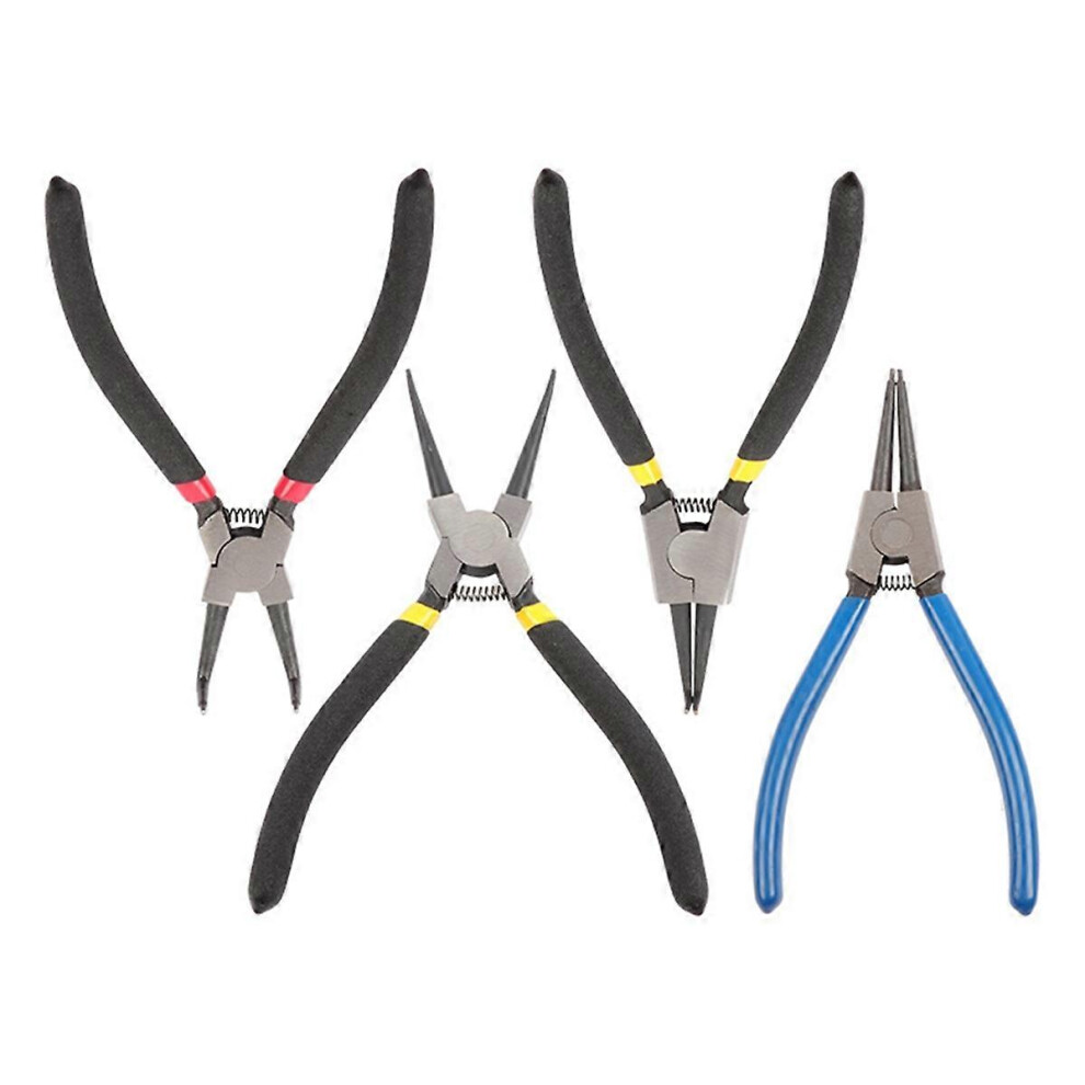 4Pcs Snap Ring Pliers 7Inch Plier Set Circlip Combination Retaining Clip Tools Eye Pliers Tools Plie 3165887887278