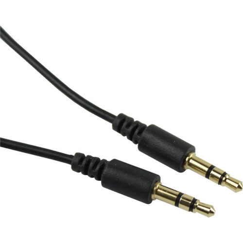 12Pcs 3.5mm M/M Stereo Headphone Audio Extension Cable Cord with Volume Control Black 1