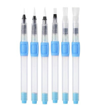 6Pcs Brushes for Painting Watercolor Brush Fountain Pen Nylon Paint Brush Set for Calligraphy Art Su-Blue