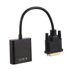 4X Dvi zu Vga Adapterkabel 1080P Dvi-D zu Vga Kabel 24 + 1 25-Poliger Dvi-Stecker auf 15-Polige Vga-Buchse Video Konverter Fuer Pc-Anzeige