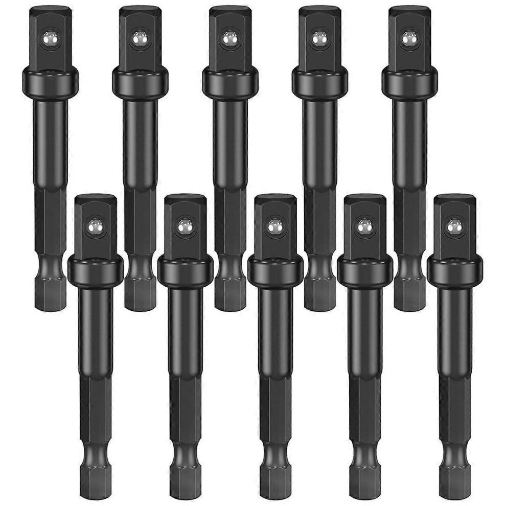 3/8 Impact Adapter, 10 Pack 3/8 Socket Adapter 1/4 Inch To 3/8 Socket Adapter Kit For Impact Driver 3353096060135