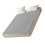 Pro Gris Claro Protector de Colchón 120x200cm 100g Topper 7