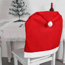 Santa Hat Chair Cover Christmas Table Decoration Santa Hat Home Decoration Christmas Gifts