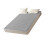 Pro Gris Claro Protector de Colchón 120x200cm 100g Topper 12