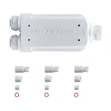 48V POE Repeater 1 to 2 PoE Extender IP66 Waterproof 10/100Mbps 500m Extension for POE Switch Camera