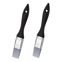 2 Pieces Silicone Painting Brush Color Shaper Tool Flat Flexible Acrylic Brush Art Tools Paint Brush