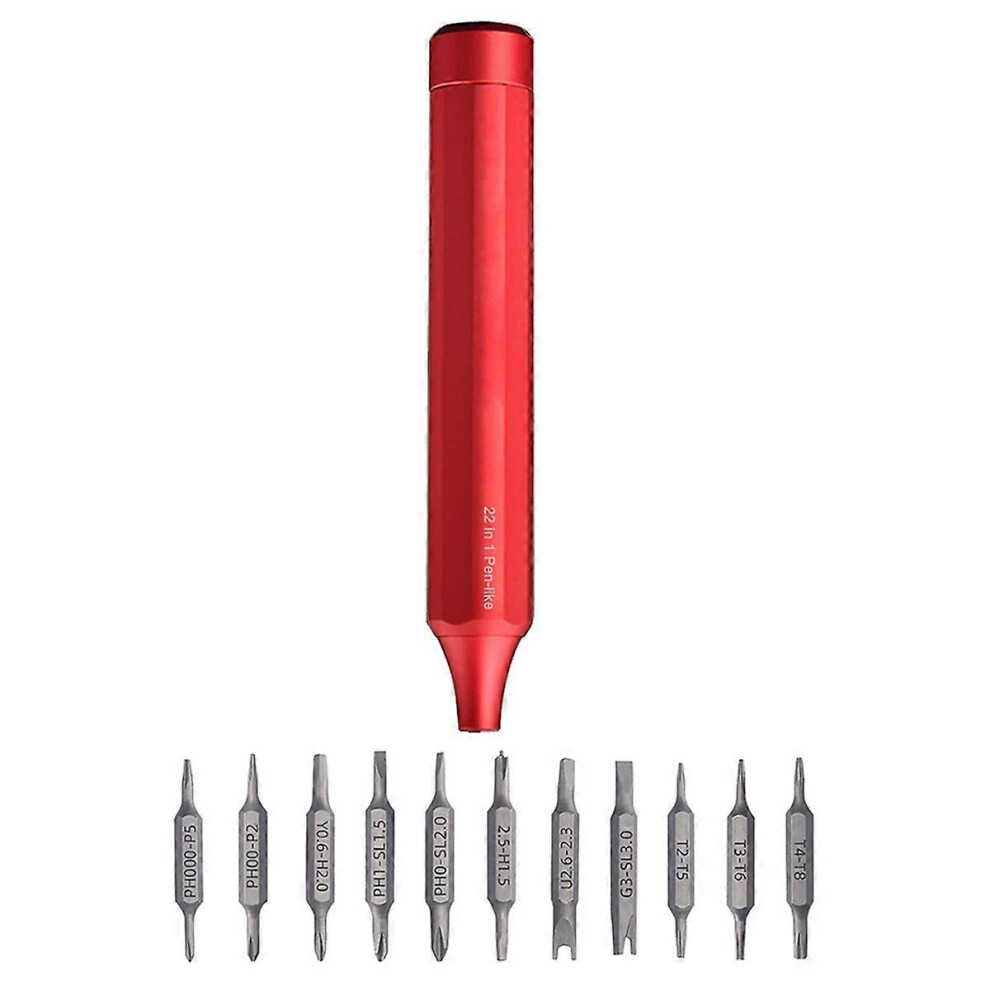 22 In 1 Precision Screwdriver Set, Pen Shaped Small Precision Mechanic Tool Set, Household Mini Scre 3474508391477