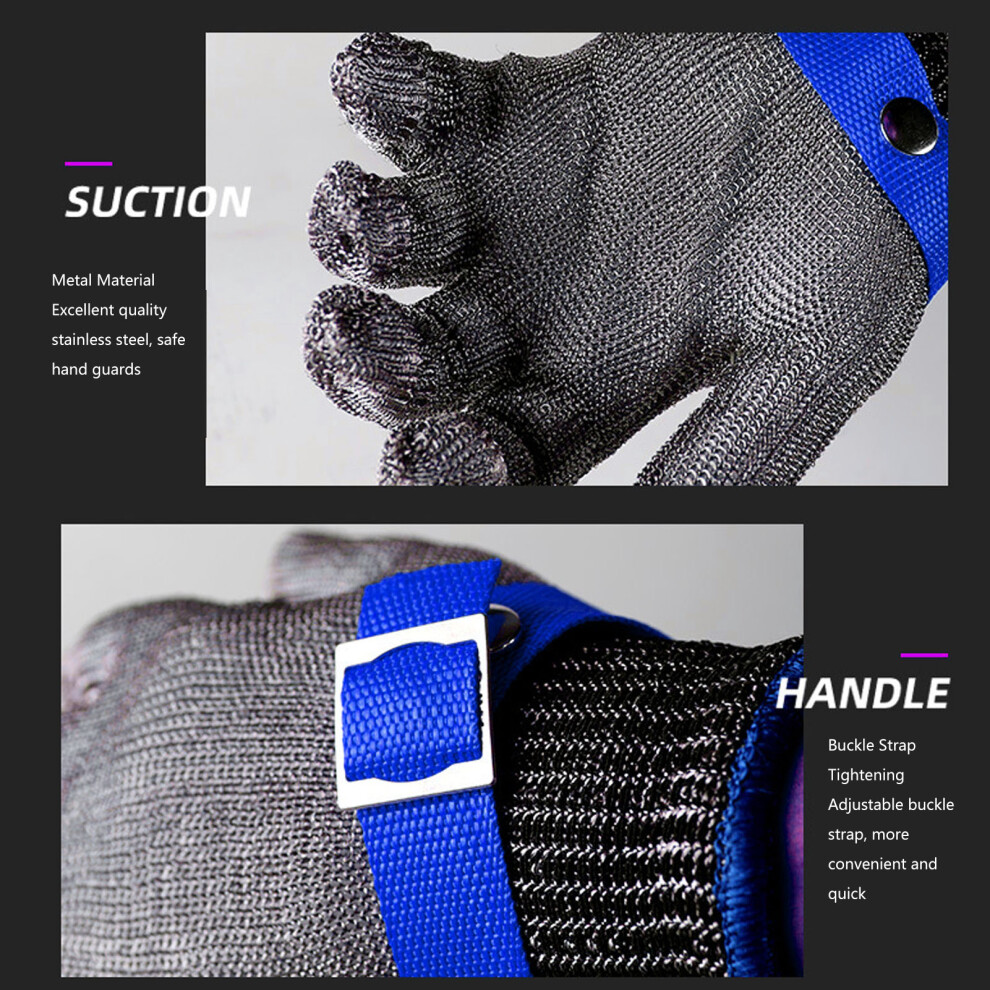 ANSI A9 Cut Proof Glove with Adjustable Buckle