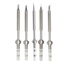 5PCS Soldering Iron Tips,TS100 Series Rapid Heating Replacement Tip for Pinecil TS100 TS101 Solderin-qh