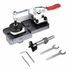 35mm Hinge Boring Jig Kit Concealed Hinge Drilling Guide Jig - Aluminum Alloy Hinge Hole Opener Temp