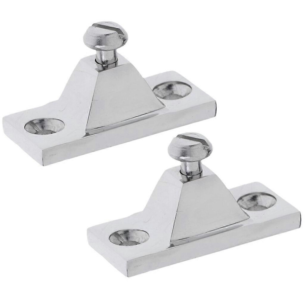 2 Pieces Marine Deck Hinge Boat Bimini Top Fitting Hardware 3519653175975