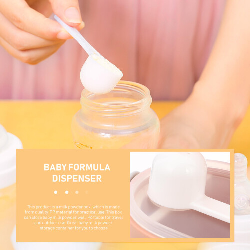 Distributeur De Poudre Bébé Rose En Avec 2