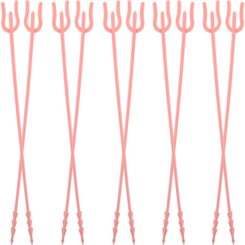 150Stk Plastik Blumenstecker Kartenhalter Für Pink