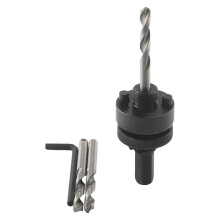 7/16 Inch Hex Shank Hole Saw Arbor, Fits 1-1/4 Inch To 6 Inch Hole Saw Quick Change Heavy Duty Alloy