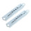 6Pièces Rail Télescopique Réglable Pour Table De Massage Argent 1