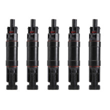 5PCS Solar Connector with Diode Waterproof PV Connector DC1000V 20A IP67 PPO Male Female Connector P