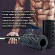 1PCS Barbell Dumbbell Booster Grip Portable Fitness Equipment Accessories Avoid Injury Increase Fric