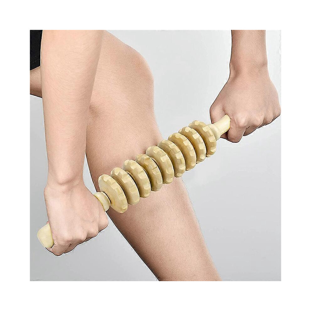 6Pcs/Set Wood Therapy Massage Tools for Body Shaping,Fascia Lymphatic Drainage Massager Body Roller