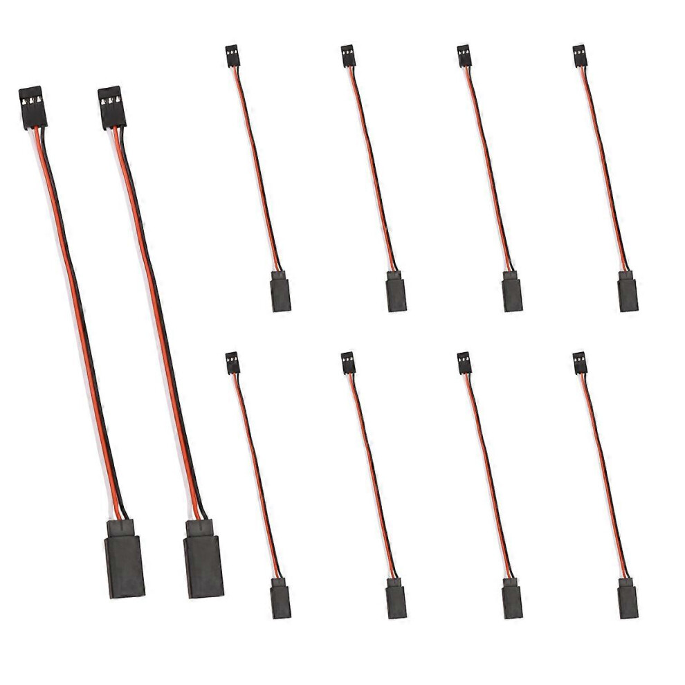 10Pcs 150Mm Servo Extension Lead Wire Jr Cable 3Pin Male To Female For Rc Car 3026129617322