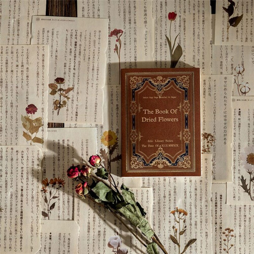 Retro Trace Book Page Material Paper Old Book Page Text Old Newspaper Decorative Material Paper Trace