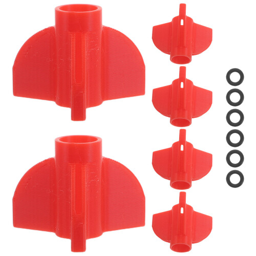 6Pièces Couvre Plumes Flèches ABS Résistant Usure Pour Archerie