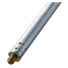 2X 34.5mm FM Radio TV Edelstahl Teleskopstabantenne - Silber