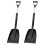 2Pcs Compact Portable Snow for Car Heavy Duty Telescoping Black 1
