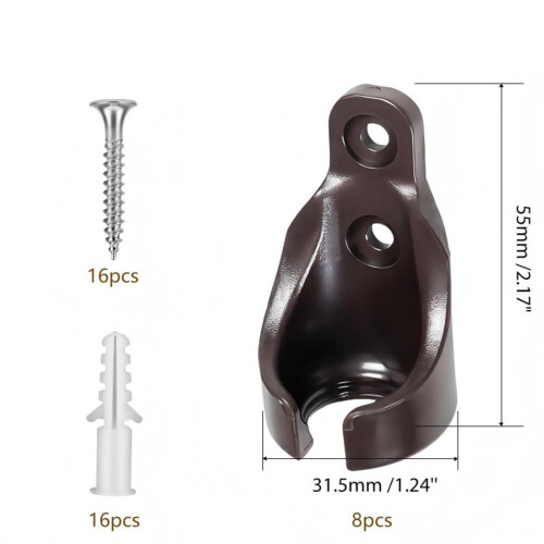 Supports récepteurs de boule élastique, 8 pièces, résistants aux 2