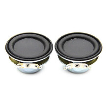 2Pcs o Speaker 4Ω 5W 40mm 1.5 Inch Full Range Multimedia Speaker Loudspeaker DIY Sound Mini Spea