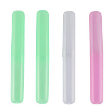 4 Pack Toothbrush Holders Case Travel Camping Cover Tube Plastic Box Set New !!