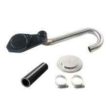 Car EGR Delete Kit for Ford Powerstroke Diesel 6.0L 2003 - 2007 Car Modification Parts Cut-Off Kit-Silver&Black
