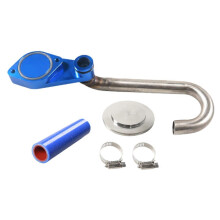 Car EGR Delete Kit for Ford Powerstroke Diesel 6.0L 2003 - 2007 Car Modification Parts Cut-Off Kit-Silver&Blue