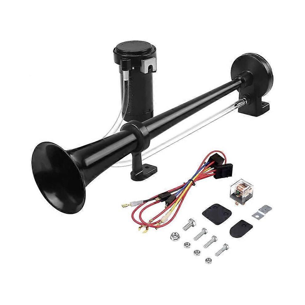 150Db 24V Train Horn For Truck, Single Trumpet Truck Air Horn, For 24V Vehicles Train Car Ship Boat 3310484187997