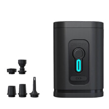 Electric Air Pump with Lights Mini Wireless USB Charging Inflator/Deflator Pumps for