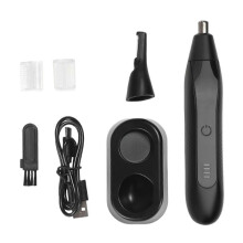 Electric Nose Hair Clipper with Replaceable Stainless Steel Blade Powerful 8000RPM Motor Wet/Dry Use
