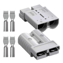 Anderson Connector, 175AMP 1/0AWG Battery Quick Connect/Disconnect Connector Kit for Cable RV Truck