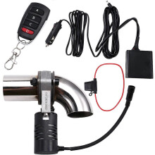 Exhaust Valve Muffler Cutout Kit Electric Exhaust Cutout Pipe Valve Set Wireless Remote Control Valv