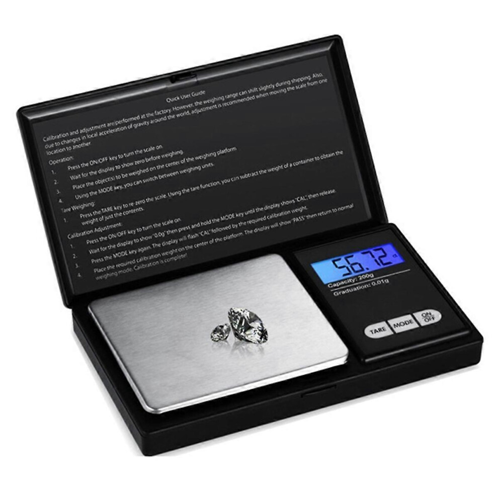 High Precision Mini Electronic Scale Portable Jewelry Pocket Scale With Lcd Display(200G/0.01G) 3709517548742